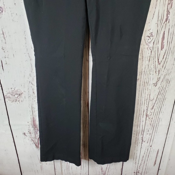Chicos Perfect Stretch Pants Womens Size 0 Flat Front Straight Leg Black - Picture 4 of 7